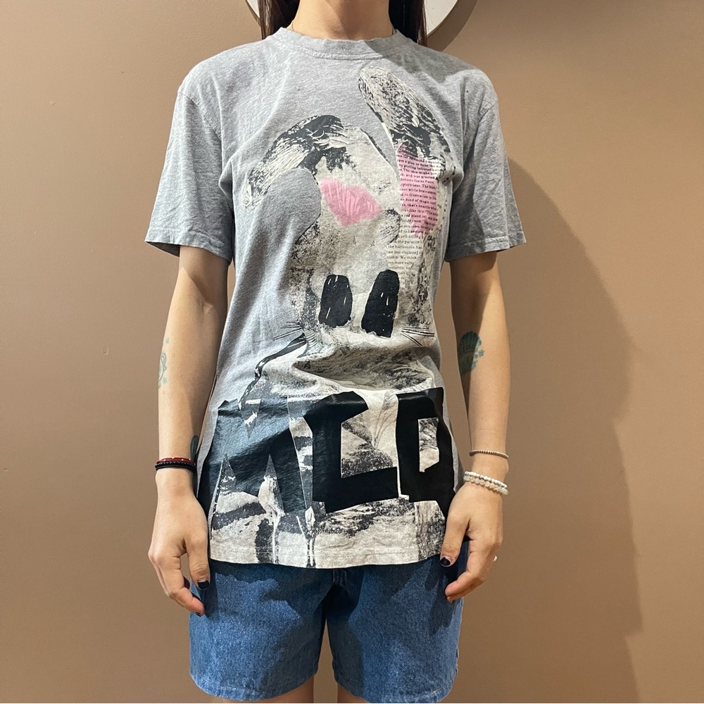 MCQ Gray Graphic T-Shirt